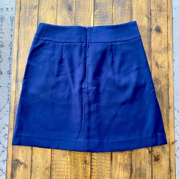 Loft A Line Skirt w Front Pleat & Pockets size 4 - Picture 3 of 4
